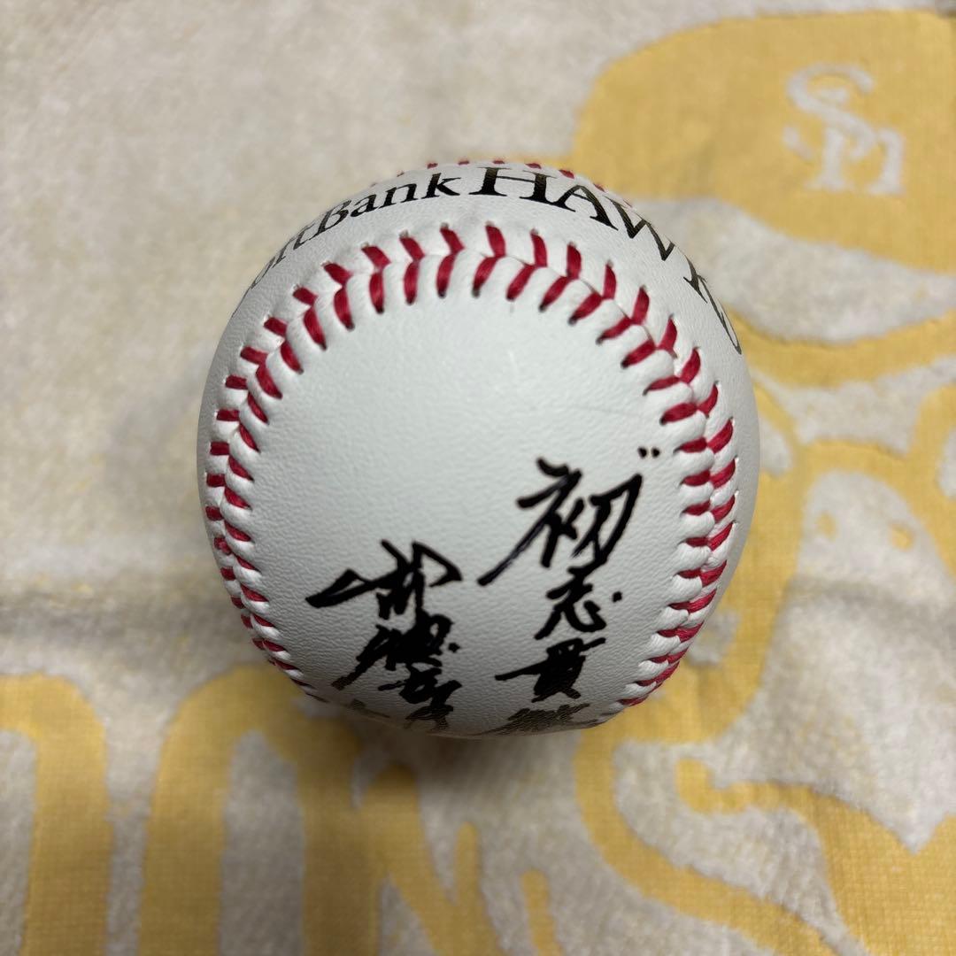 直筆投げ込みサインボール 山川穂高選手No．5 初志貫徹 - メルカリ