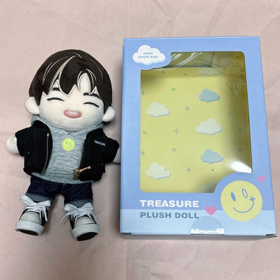 TREASURE PLUSH DOLL 人形 ヒョンソク - メルカリ