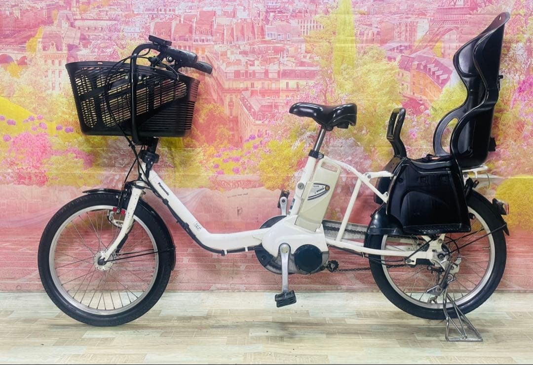 ZK3511 「大容量13.2Ah」電動自転車パナソニック 子供乗せ 20インチ