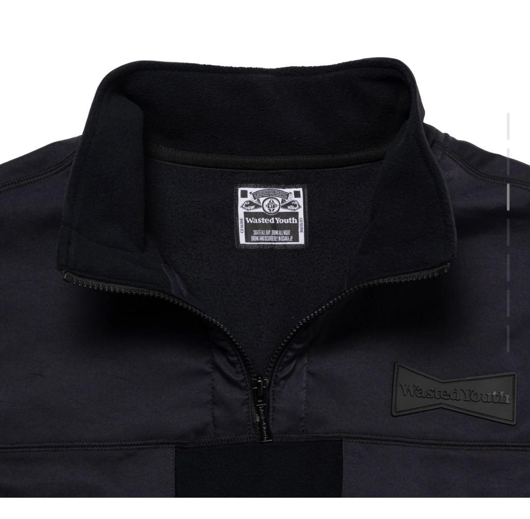 Wasted Youth FLEECE P/O JACKET-BLACK XL