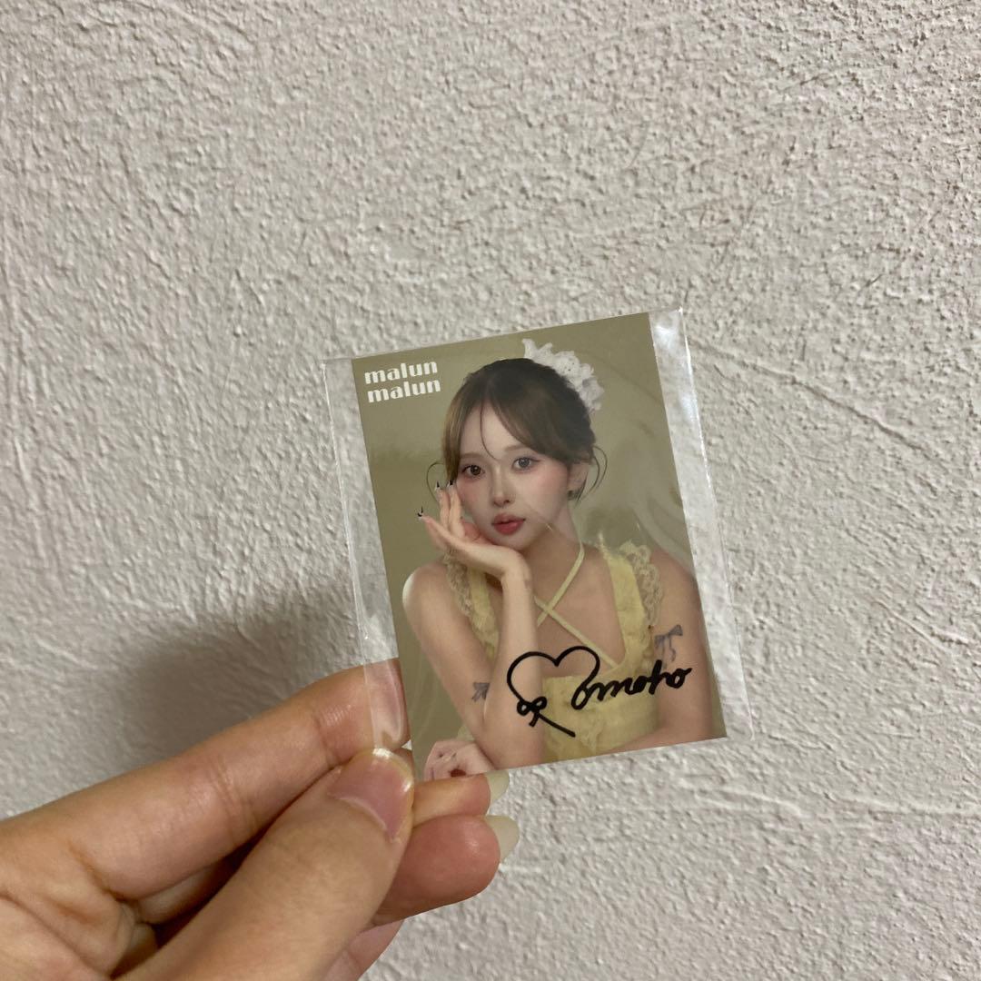 momoho 直筆サイン チェキ マランマラン 2枚セット - メルカリ