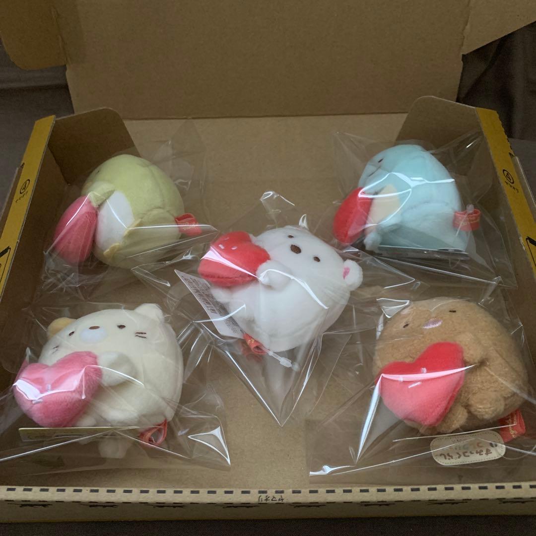 [1984]すみっコぐらし　てのりぬいぐるみ　しろくまのてづくりぬいぐるみ　５点