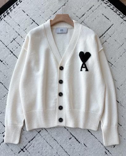 ✨Amiparis ニットセーターホワイト ポロニット M AMI PARIS ホワイト ニット セーター ポロニット M - メルカリ