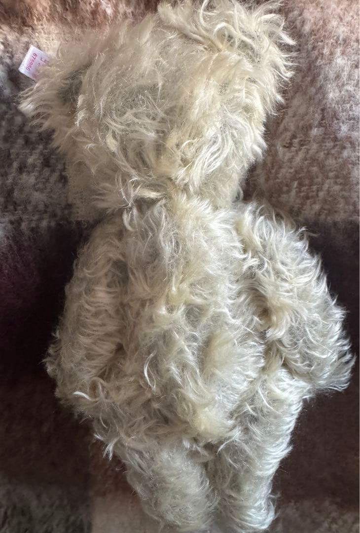 シュタイフ 白タグリミテッドエディション毛足長いモヘア未使用デッド