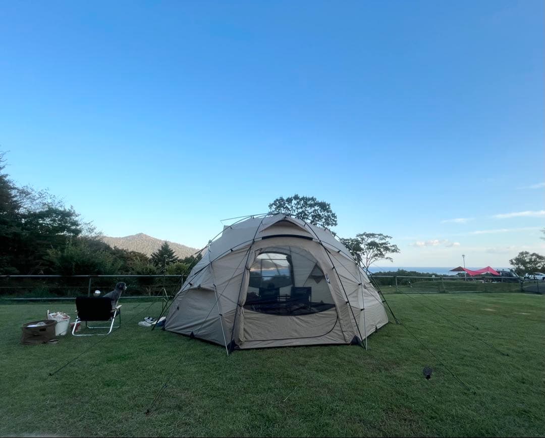 モビガーデン　コマンダー245サンド 公式】COMMNADER 245を一人でシワなく簡単に設営する方法【MOBI GARDEN