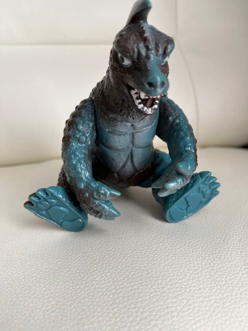 アーストロン キングザウルス 怪獣 ソフビ ポピー 足型　昭和