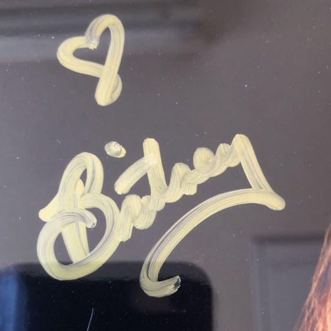 ブリトニースピアーズ　BRITNEY SPEARS 直筆サイン入り　フォト