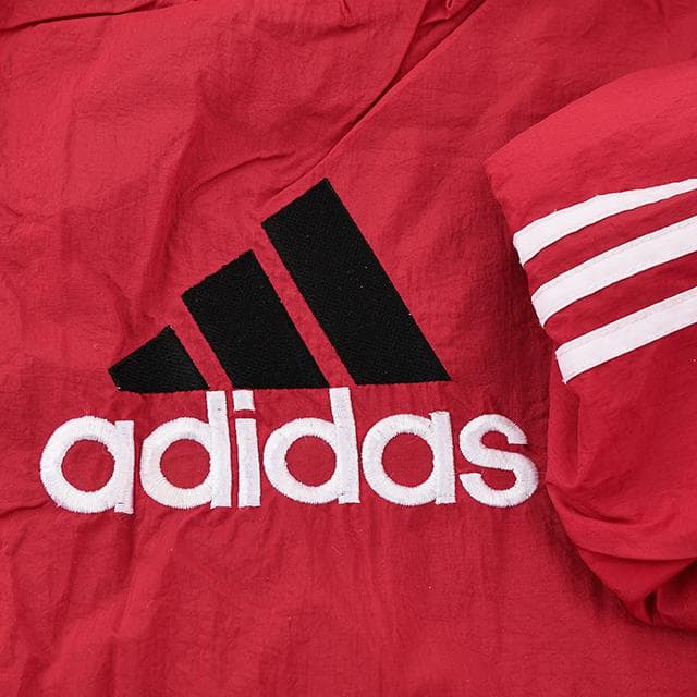 常田大希 着用 アディダス ナイロンジャケット 赤 ゲームシャツ プル