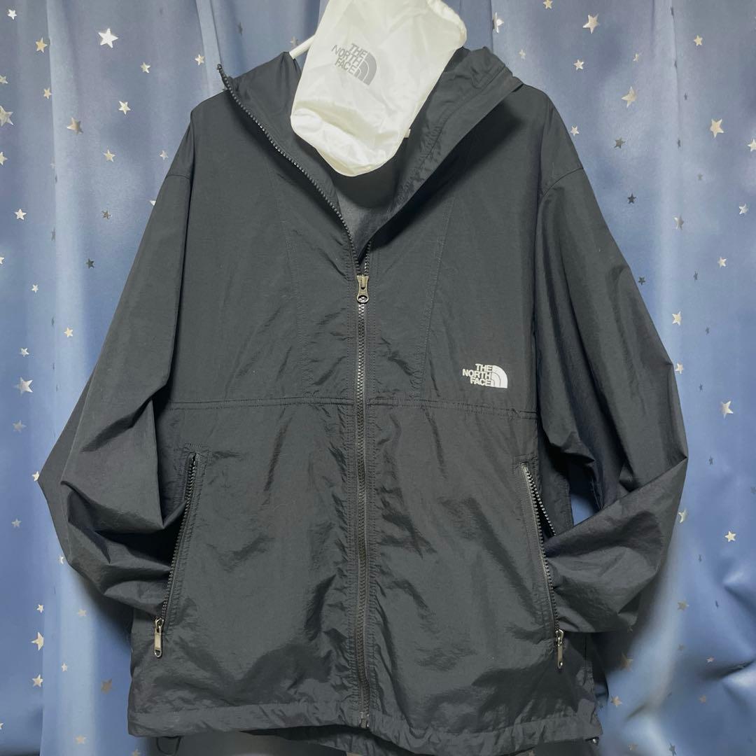 ノースフェイス　コンパクトジャケット　ブラック　M Compact Jacket THE NORTH FACE（ザ ノースフェイス） マウンテンパーカー メンズ