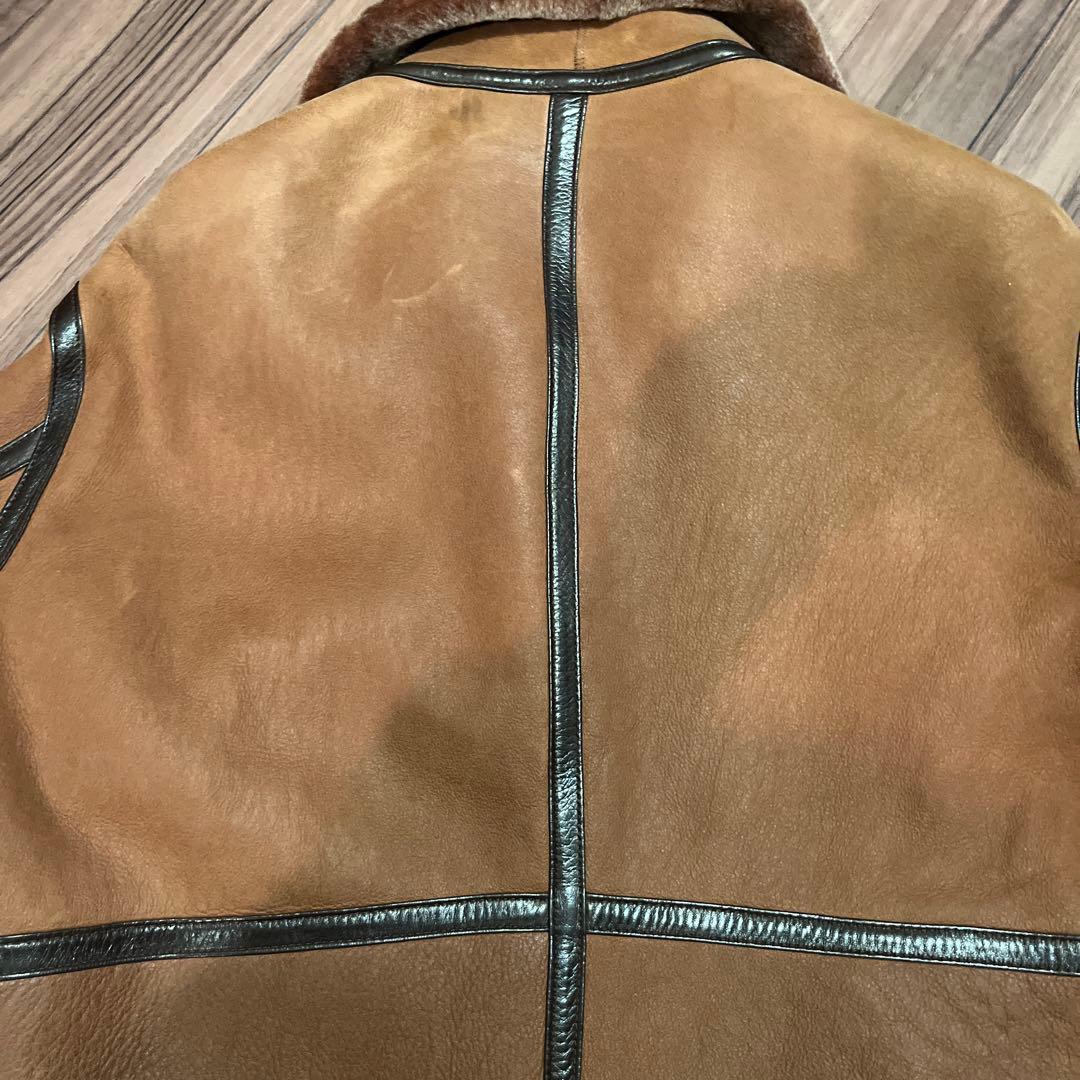 B3 JOURNALSTANDARD別注 アンノウン リアルムートンブルゾン - メルカリ