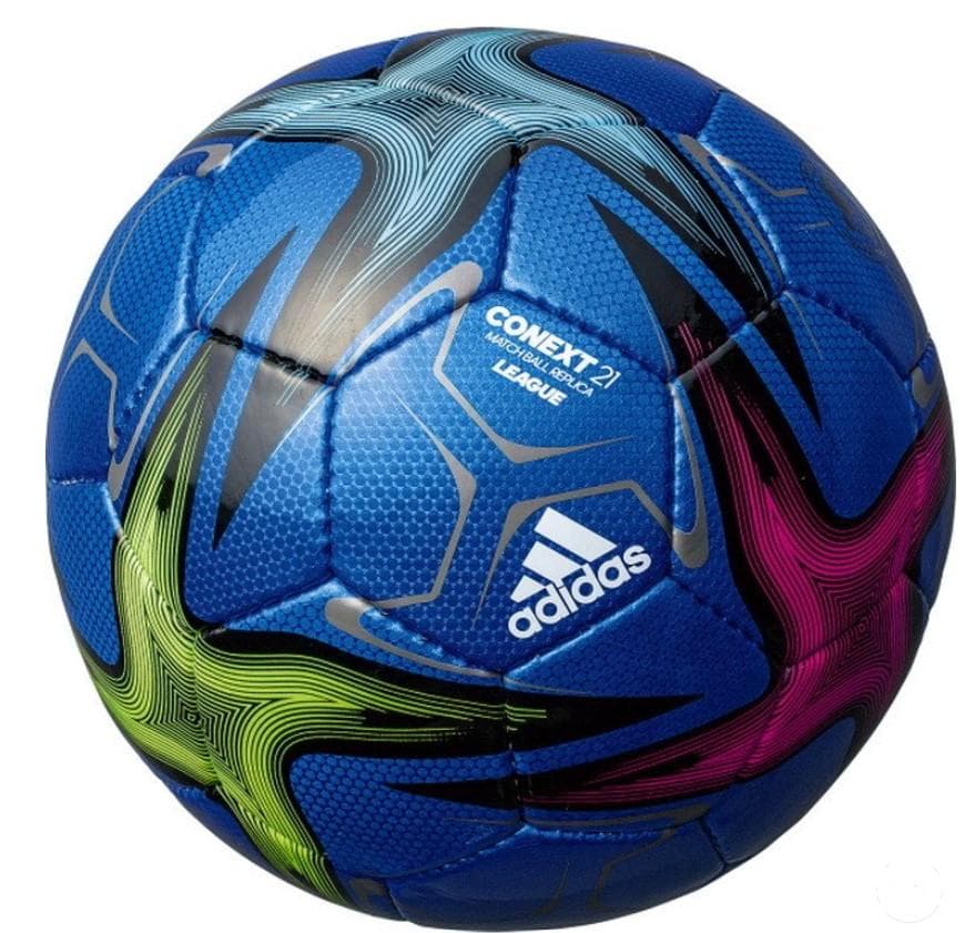 ☆大人気！ @アディダスサッカーボール5号 コネクト21 JFA検定球 青色