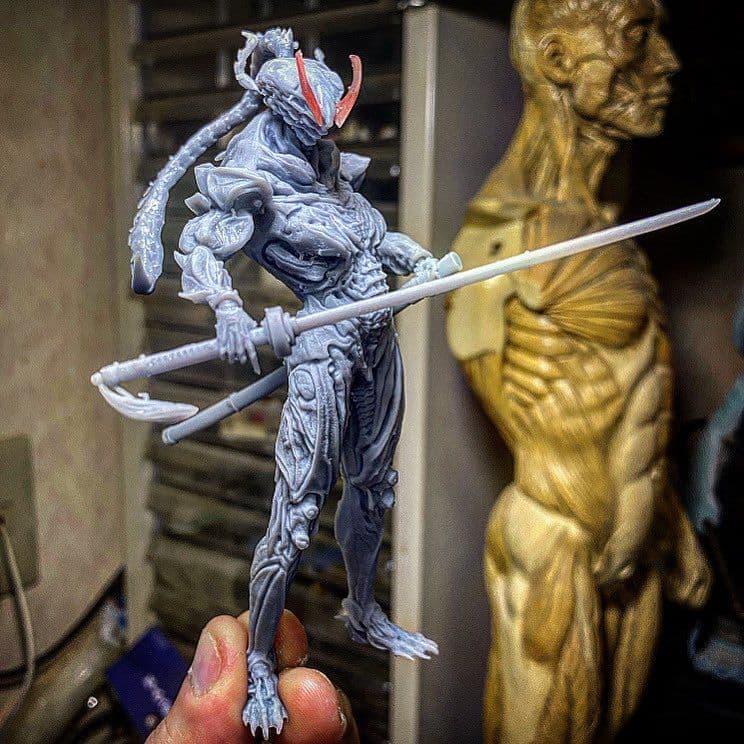 太平天国 上級戦闘員 強化装甲兵 ガレージキット 3D出力 1/20 オマケ