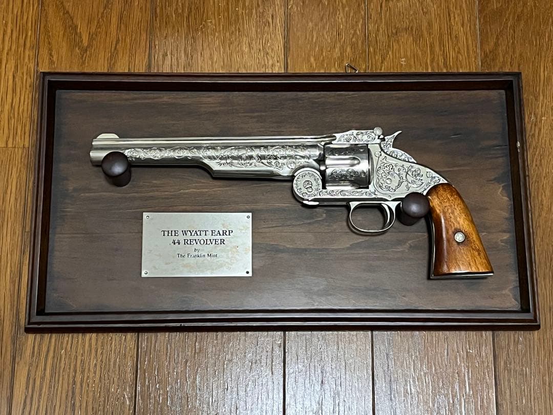 フランクリンミント リボルバー 44口径 装飾銃 WYATT EARP 美品】フランクリンミント ワイアットアープ リボルバー 44口径 装飾銃