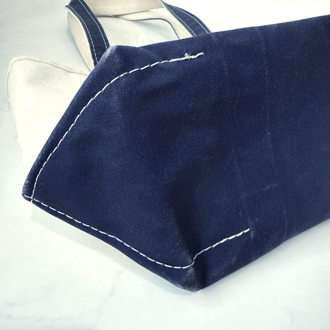 L.L.Bean 90s USA製 ボートアンドトート ロングハンドル ネイビー