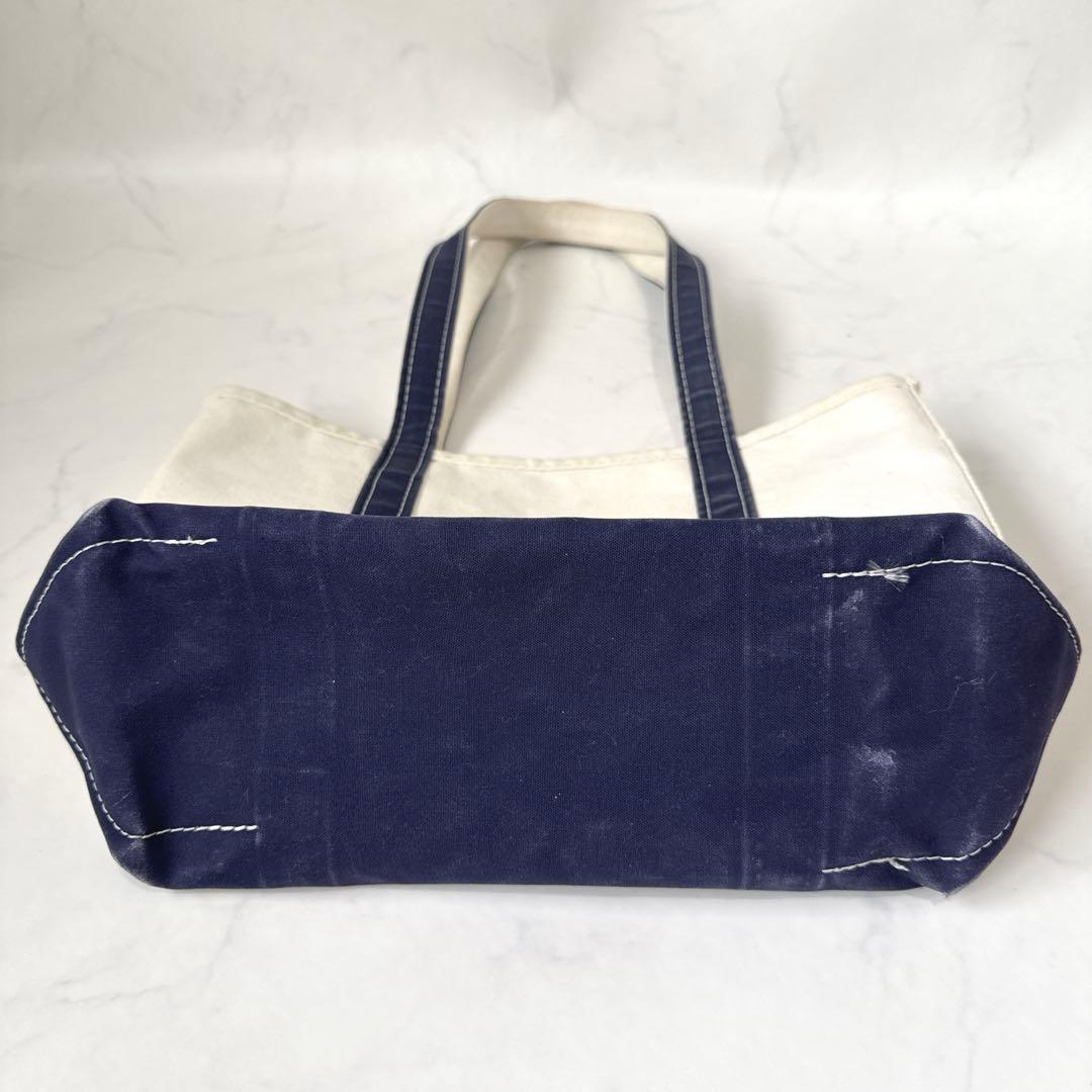 L.L.Bean 90s USA製 ボートアンドトート ロングハンドル ネイビー