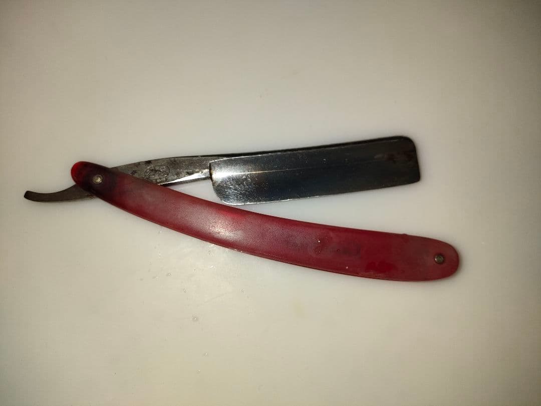 名匠.谷藤】TANIFUJI 西洋剃刀 昭和レトロ 赤色(希少色) Yahoo