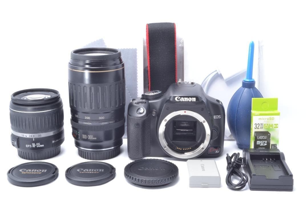 Canon EOS Kiss X2 ダブルレンズセット 初心者オススメ - メルカリ