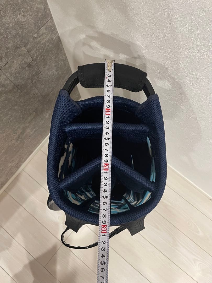 新品未使用】UrbanCamo アーバンカモ スタンド式キャディバッグ 青迷彩