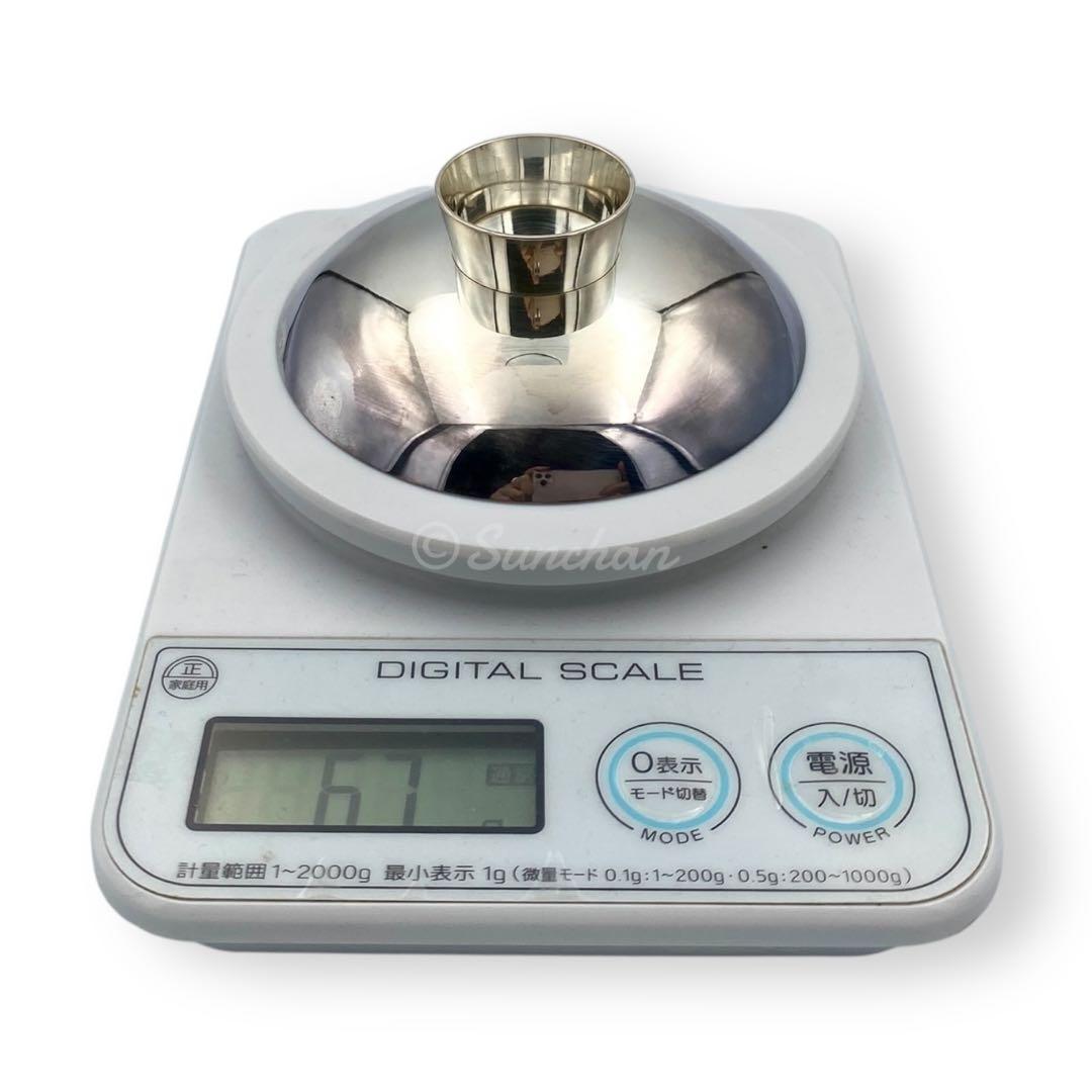 【希少品】 純銀三重盃 204.75g 松下電器 創業五十周年記念品 保証書付