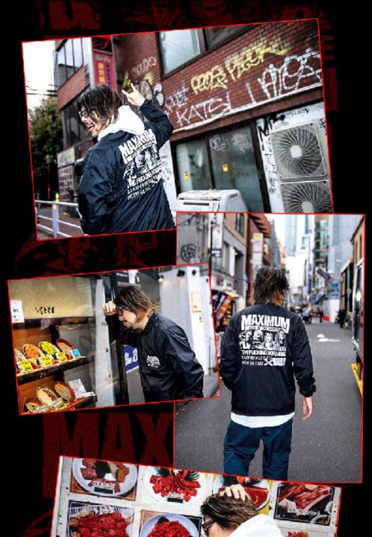 マキシマム ザ ホルモン コーチジャケット M ブラック 黒 Black