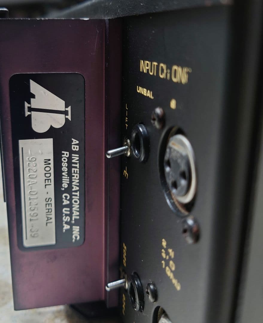 ☆【希少】AB INTERNATIONAL 9220Aパワーアンプ - メルカリ