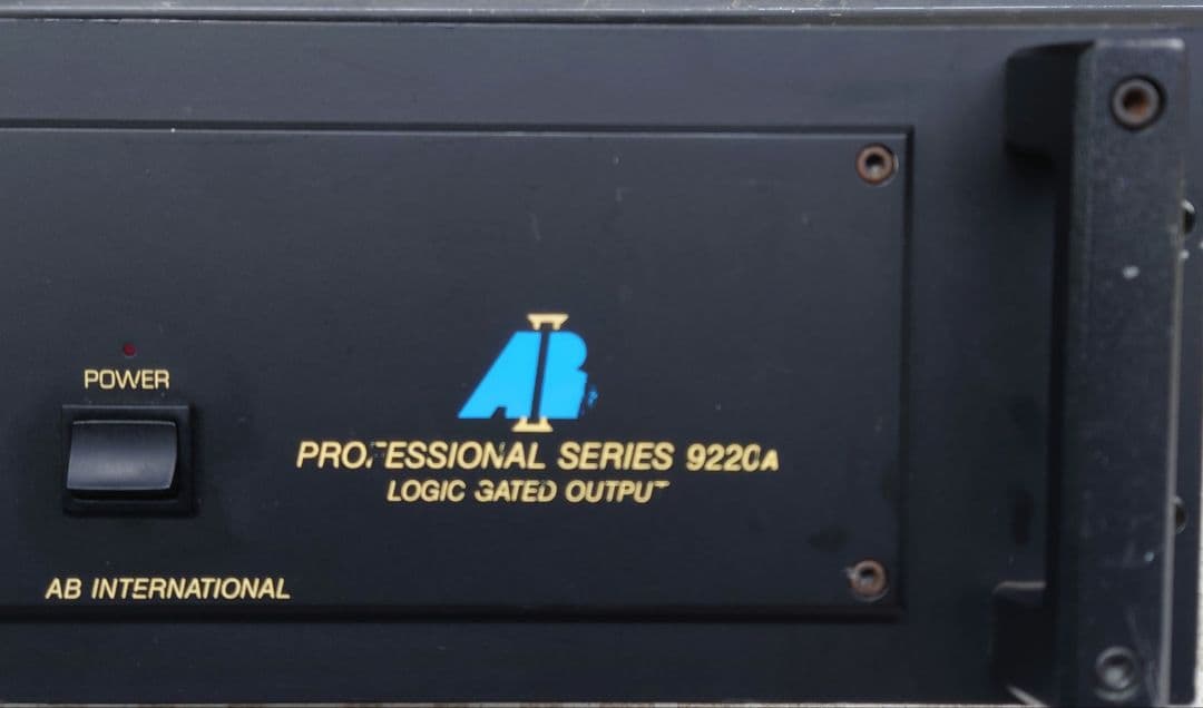 ☆【希少】AB INTERNATIONAL 9220Aパワーアンプ - メルカリ