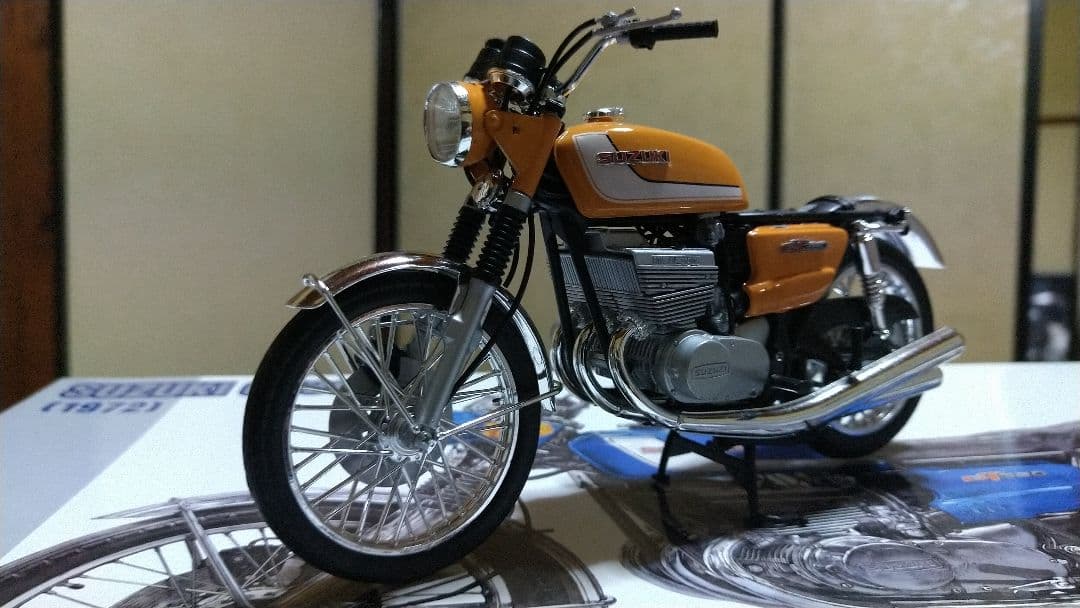 バイクプラモデル1/12 プラモデルのみの販売。製作専用