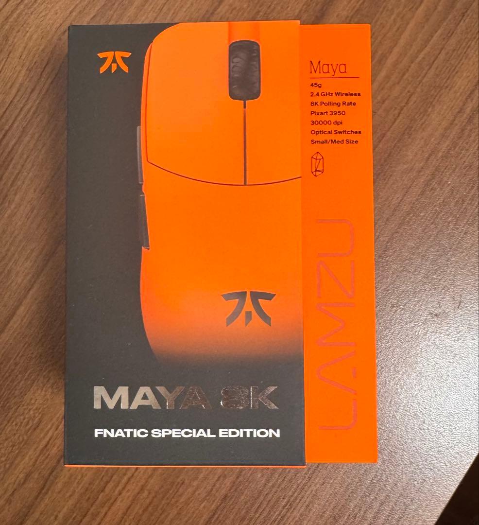 マウス・トラックボール Lamzu fnatic maya 8k Amazon.co.jp: FnaticGear Lamzu MAYA 8K - FNATIC SPECIAL EDITION