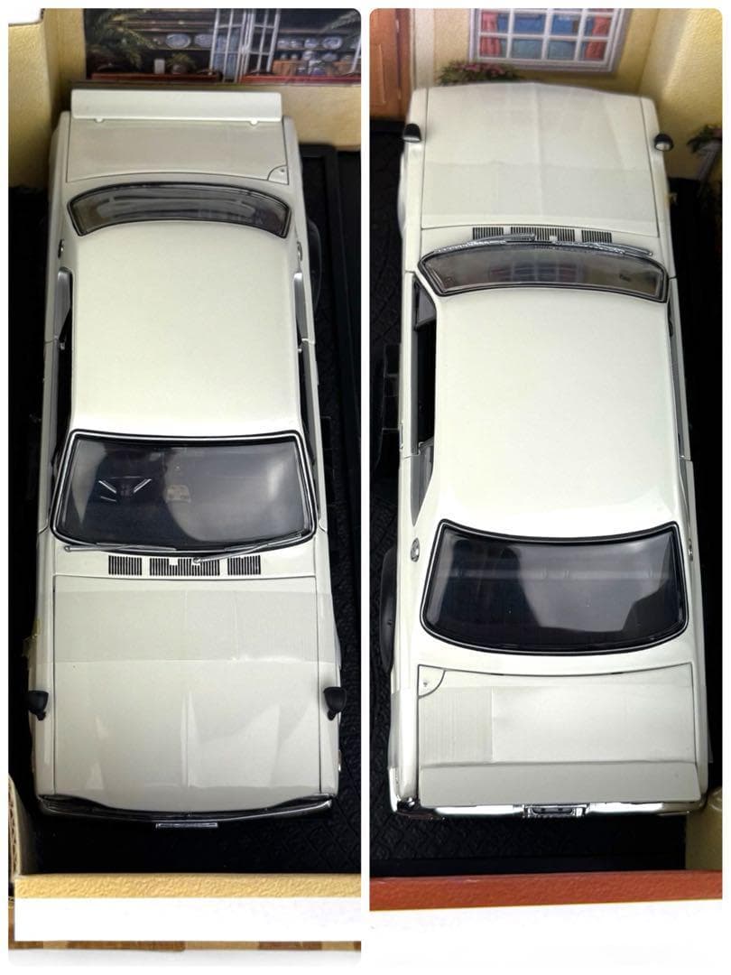 京商1/18日産スカイライン2000GT-R KPGC10 ホワイト ハコスカ