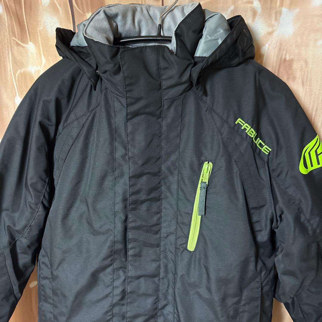 FABLICE カロライン子ども用スキーウェア スノボウェア ブラック 120