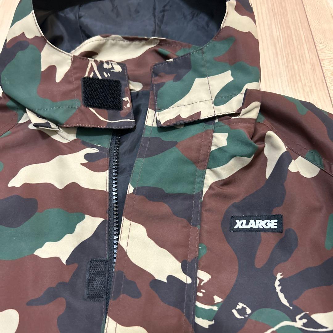 XLARGE 迷彩柄 フード付きジャケット - メルカリ