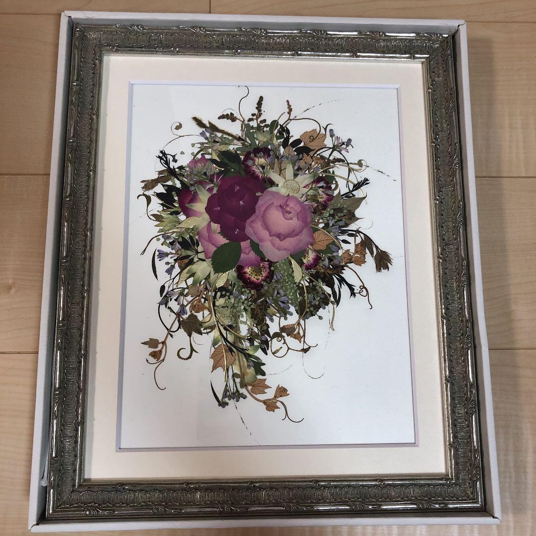 押し花 さとふる限定】押し花絵(36額 ) 生け花風押し花 | 福岡県大牟田市