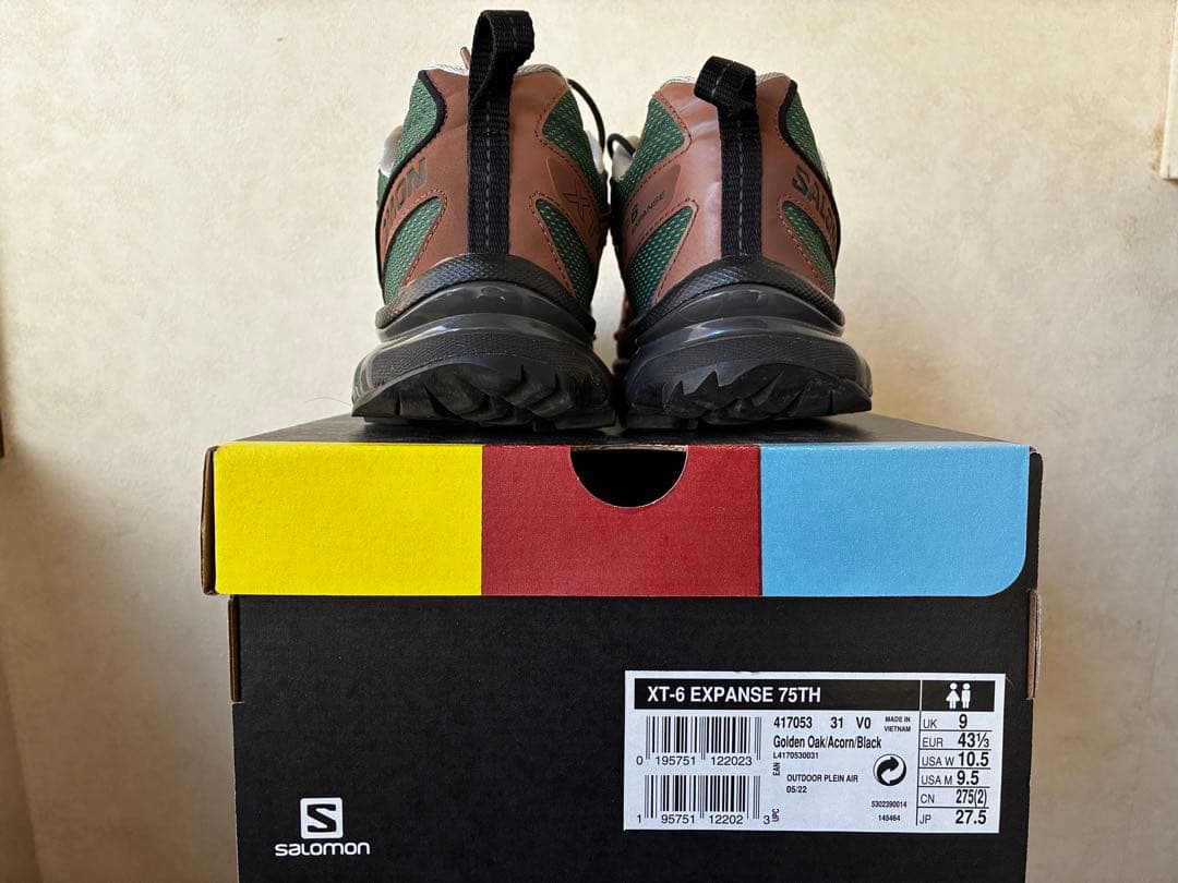 靴 Salomon XT-6 EXPANSE 75TH 27.5cm