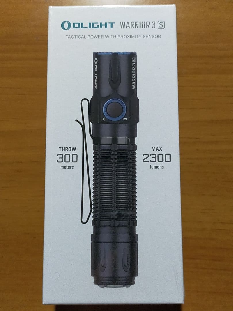 オーライト WARRIOR 3S タクティカルライト ブラック OLIGHT OLIGHT(オーライト) WARRIOR 3S 懐中電灯 ハンディライト