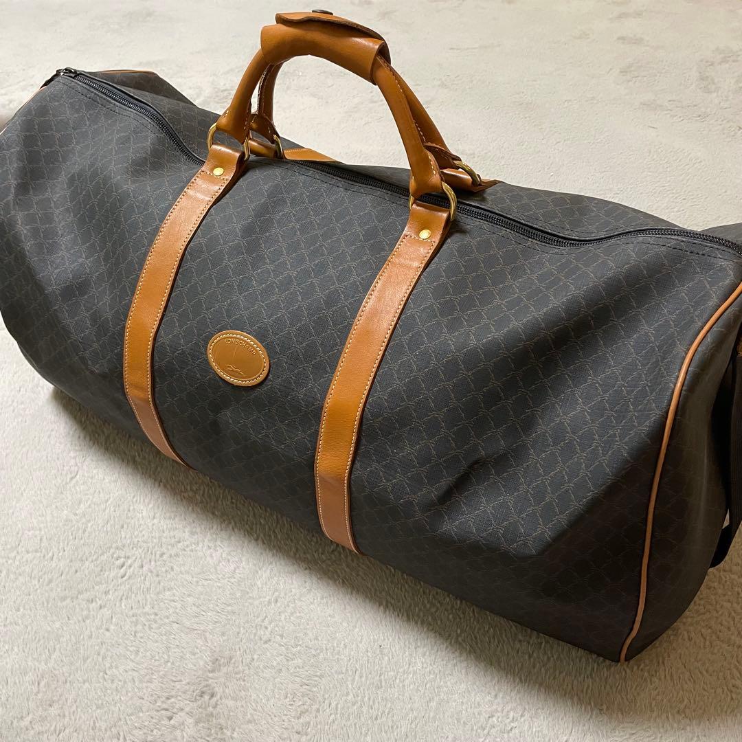 LONGCHAMP ロンシャン ボストンバッグ トラベルバッグ 総柄 2way LONGCHAMP（ロンシャン） 並行輸入 ボストンバッグ ボックスフォード