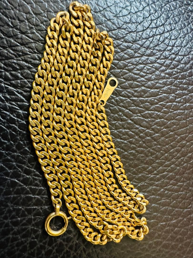 K18 ネックレス／男子、女子/ 18金 喜平 2面ダブル 50㎝ 20.5g