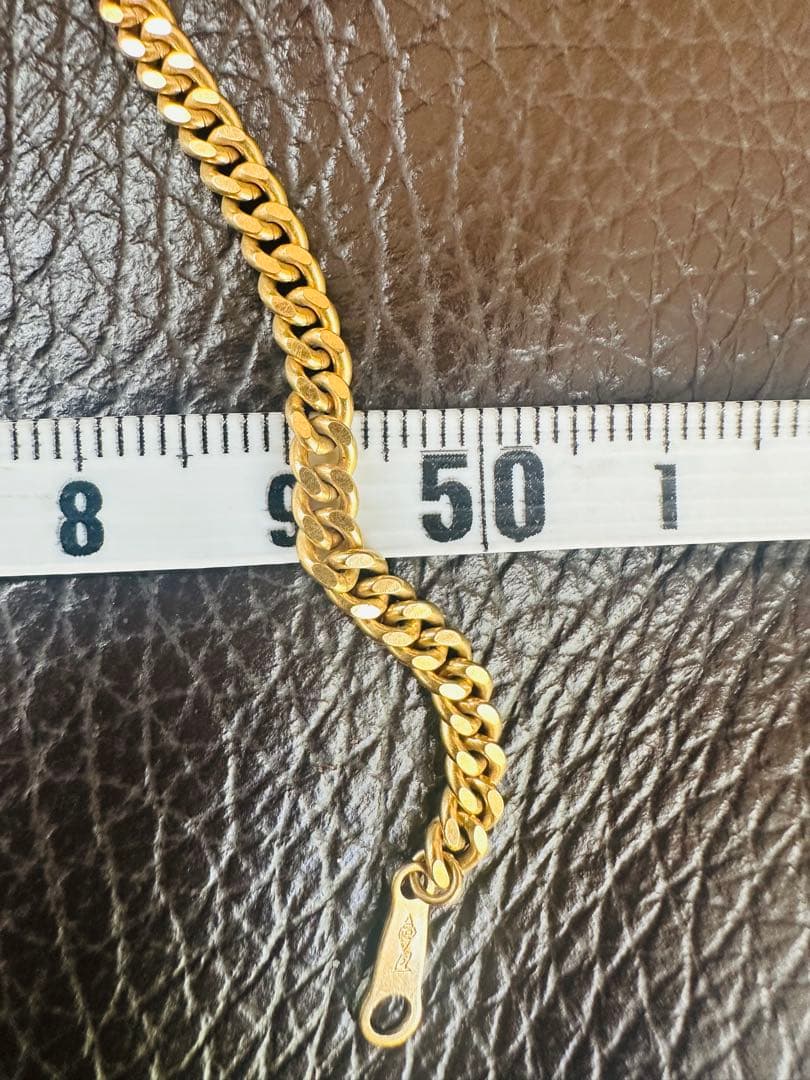 K18 ネックレス／男子、女子/ 18金 喜平 2面ダブル 50㎝ 20.5g