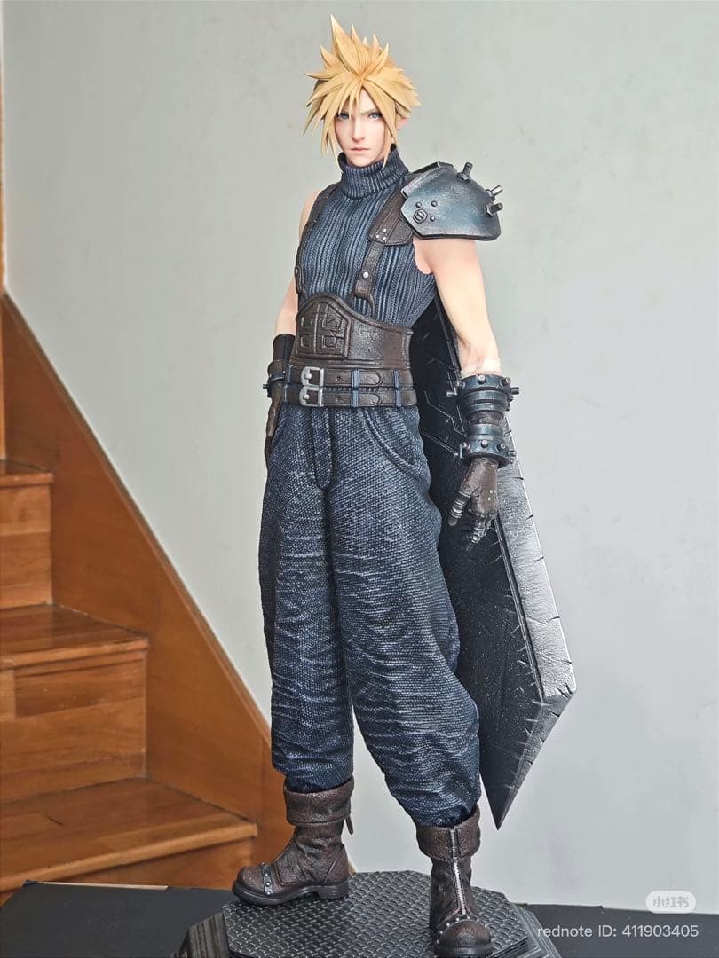 Fanart FF7R クラウド・ストライフ 1/3 ガレージキット スタチュー