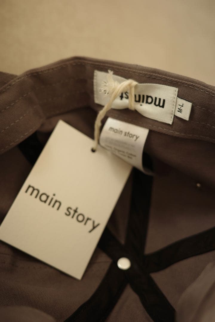 main story 26ss キャップ グレー M-L 即購入可 - メルカリ