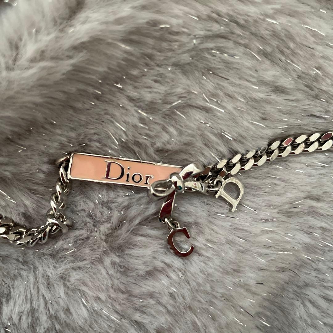 Christian Dior リボン ストア ロゴ入り ブレスレット
