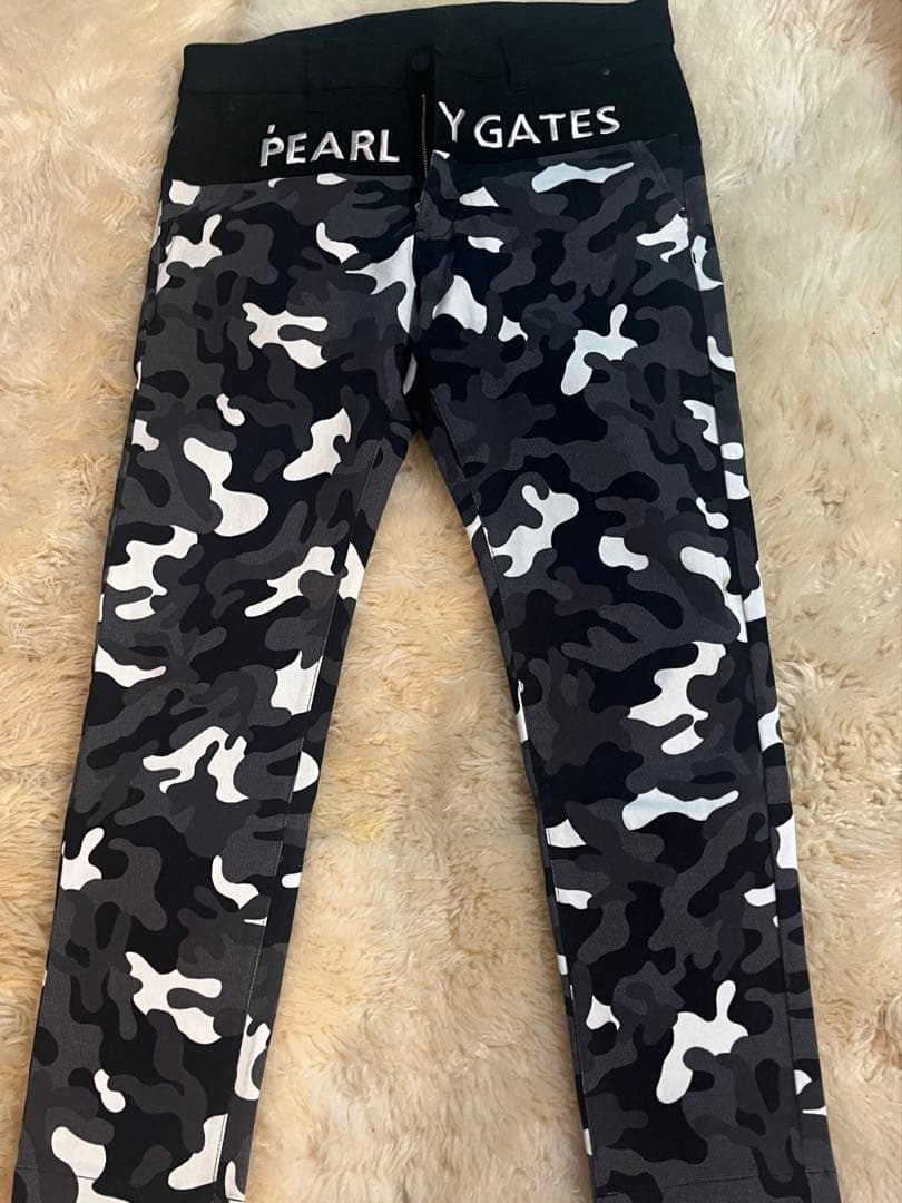 PEARLY GATES グレー系迷彩柄パンツ サイズ4 PEARLY GATES（パーリーゲイツ） 【新品】パーリーゲイツ パンツ