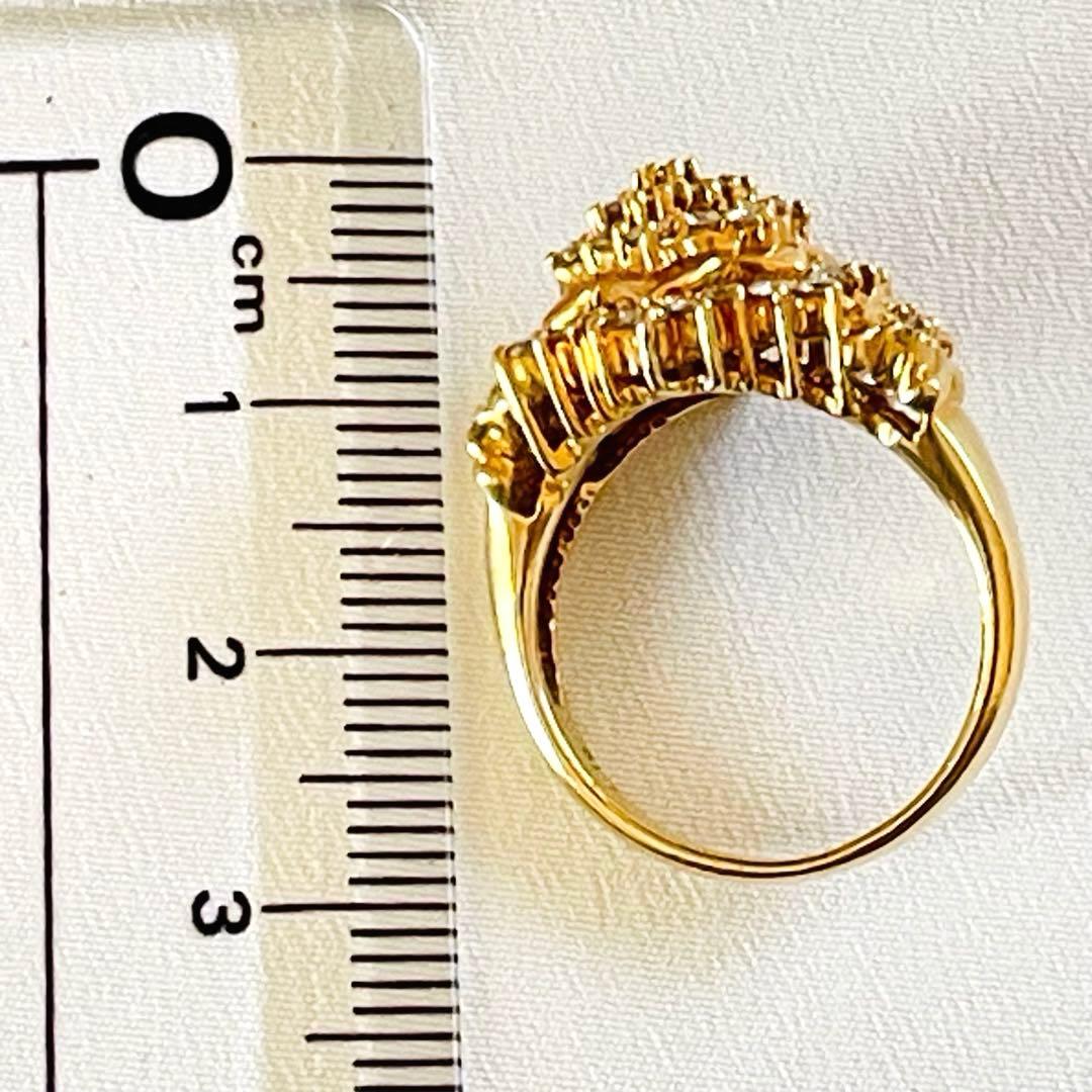 K18 ダイヤモンドリング 1.19ct 約8g ヴィンテージ レトロ 指輪