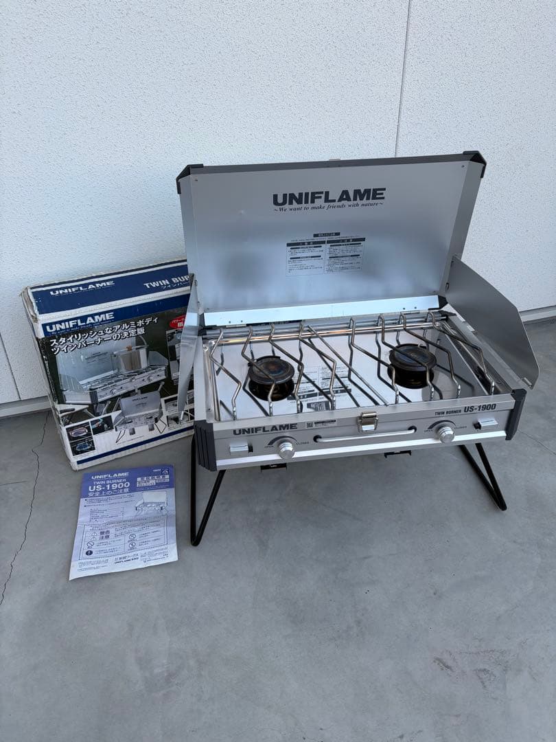 UNIFLAME ツーバーナーコンロ UNIFLAME（ユニフレーム） ツインバーナー US-1900 ＋ケース