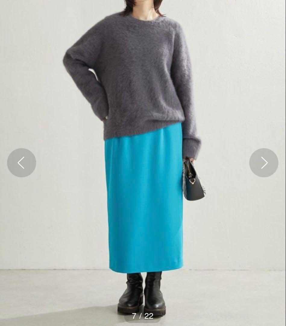 COLLAGE GALLARDAGALANTE フォックスカシミヤニット グレー - メルカリ