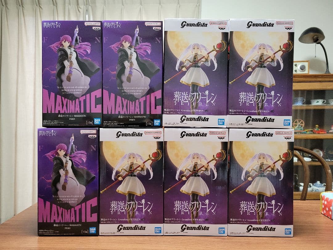葬送のフリーレン·フリーレンとフェルン·フィギュア·8体セット新品未開封