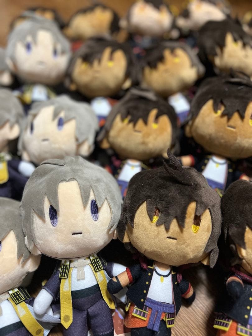 刀剣乱舞ONLINE ゴム紐付き御伴散歩ぬいぐるみ3 全種 24個セット