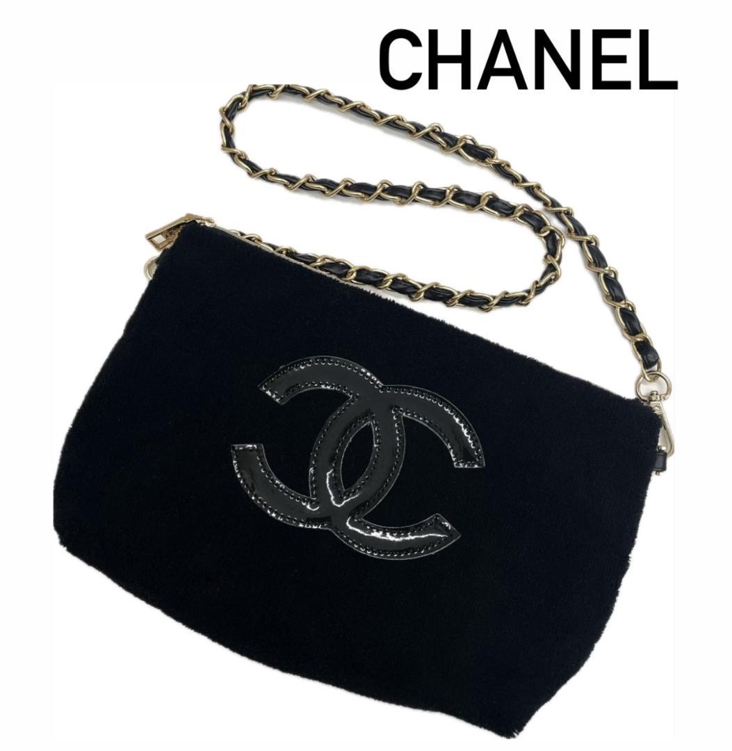 CHANEL シャネル ノベルティ チェーンショルダーバッグ ポーチ パイル