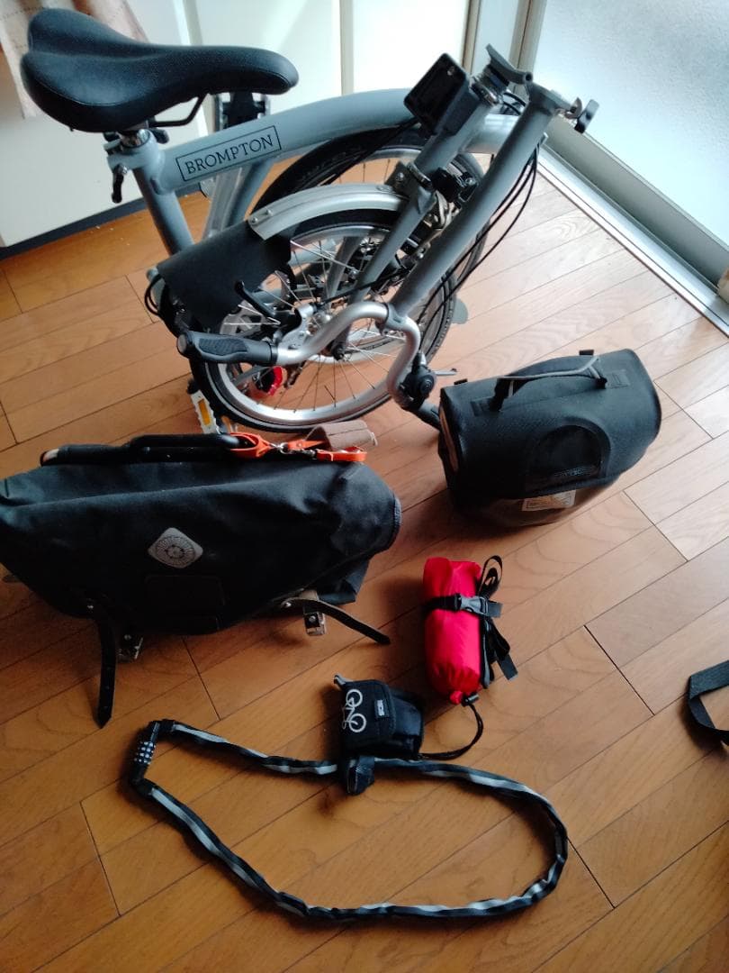 GEKKO ゲッコウ⭐️折りたたみ自転車 シルバー 【3614】 GIC BIKE