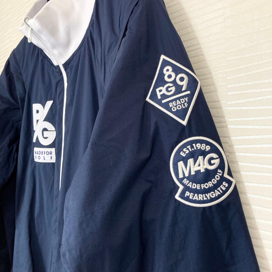 美品 パーリーゲイツ レディース 4WAY リバーシブル中綿ジャケット