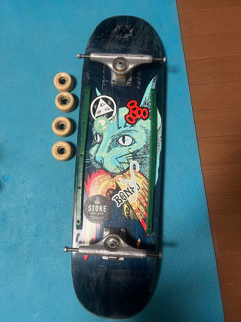 ウェルカムセット　スケボー WELCOME ウェルカム スケートボード デッキ 9.5inch ELDEN×WELCOME